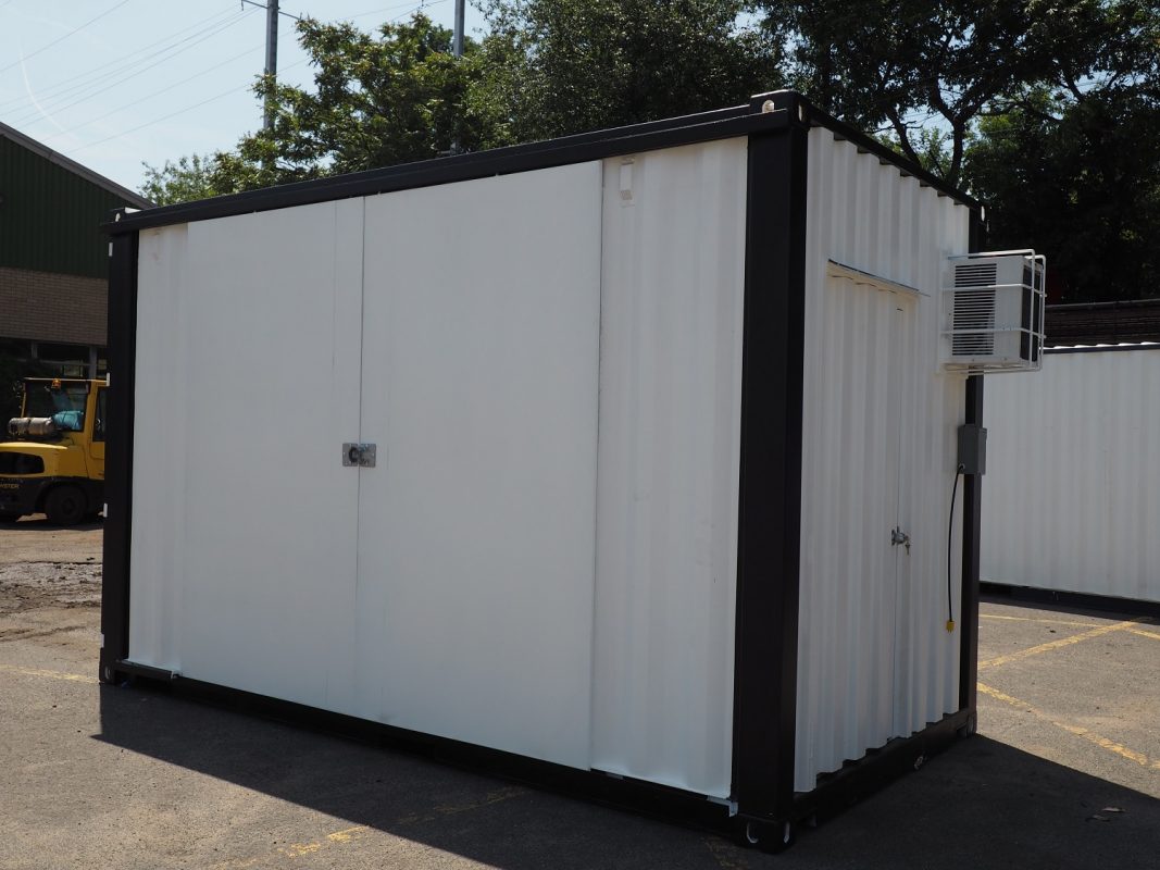 Northface Shipping container modification - Container Pop Up Shops