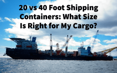 20 vs 40 Foot Shipping Containers: What Size Is Right for My Cargo?